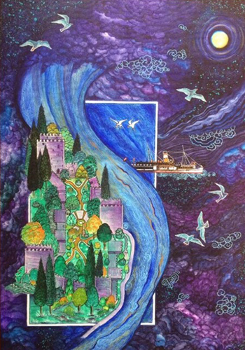 Rumelain Fortress at Night - Îstanbul, Turkey