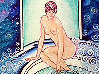 Woman Bathing