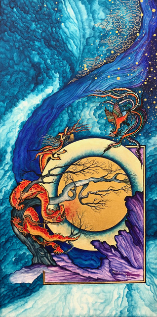 The Battling Dragon and Phoenix