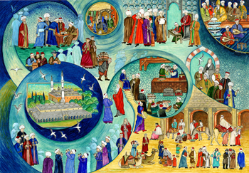 1417-1418 Çelebi Mehmet tarafından yaptırılan Edirne Bedesteni ve vakfiyesi Eski Camii