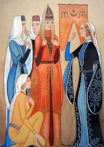 Bir Törende Kafkas Hanımları